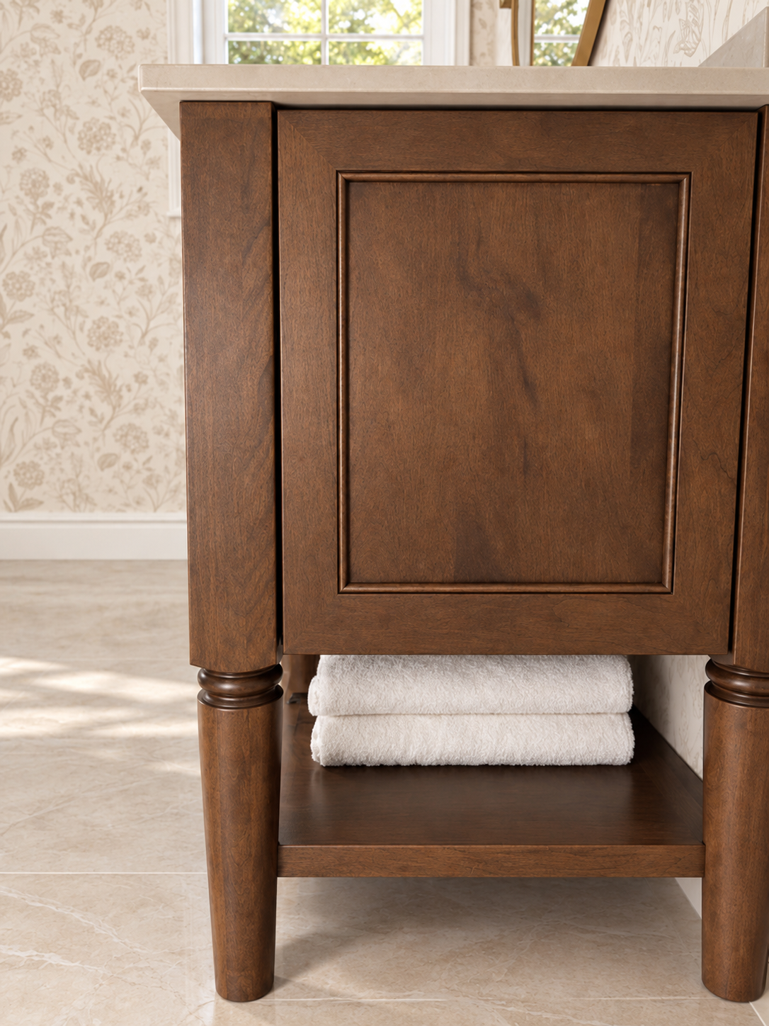 Salle de bain jeune femme — vue 3