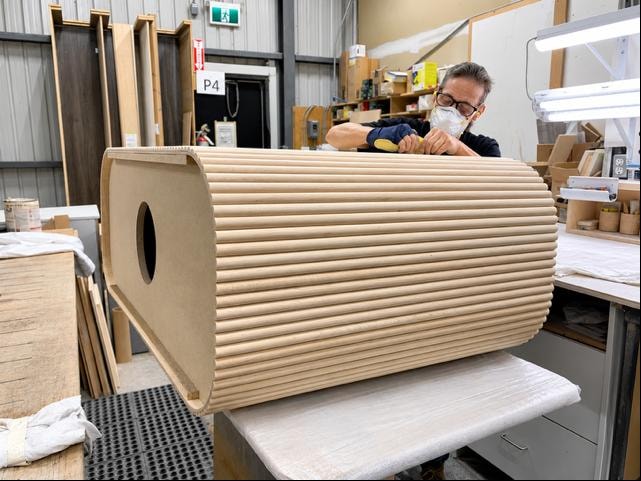 Artisan Module Ultra — ponçage pièce cannelée
